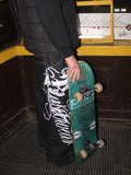 Calligraphy logo jeans