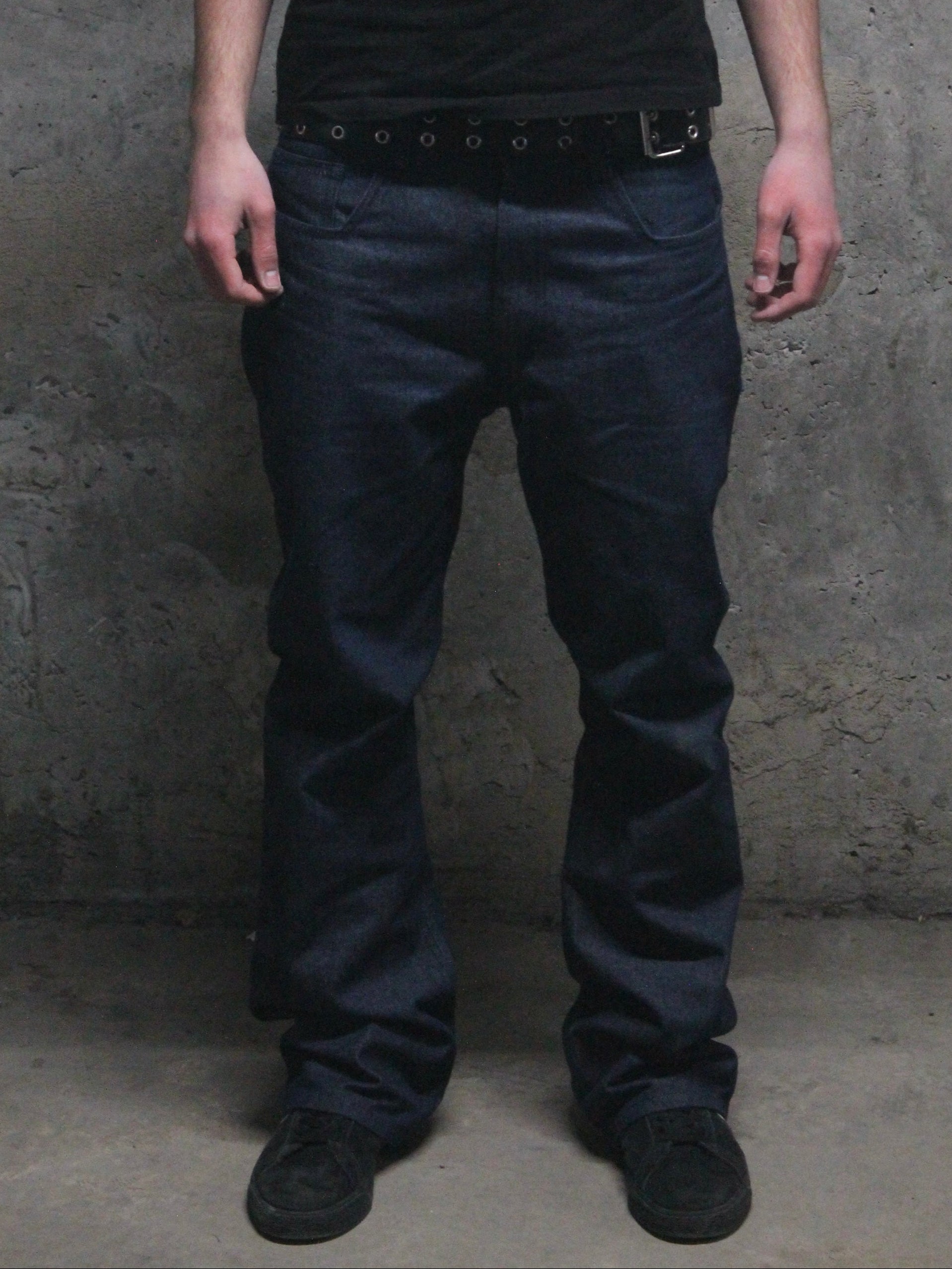 Raw Bootcut Jeans