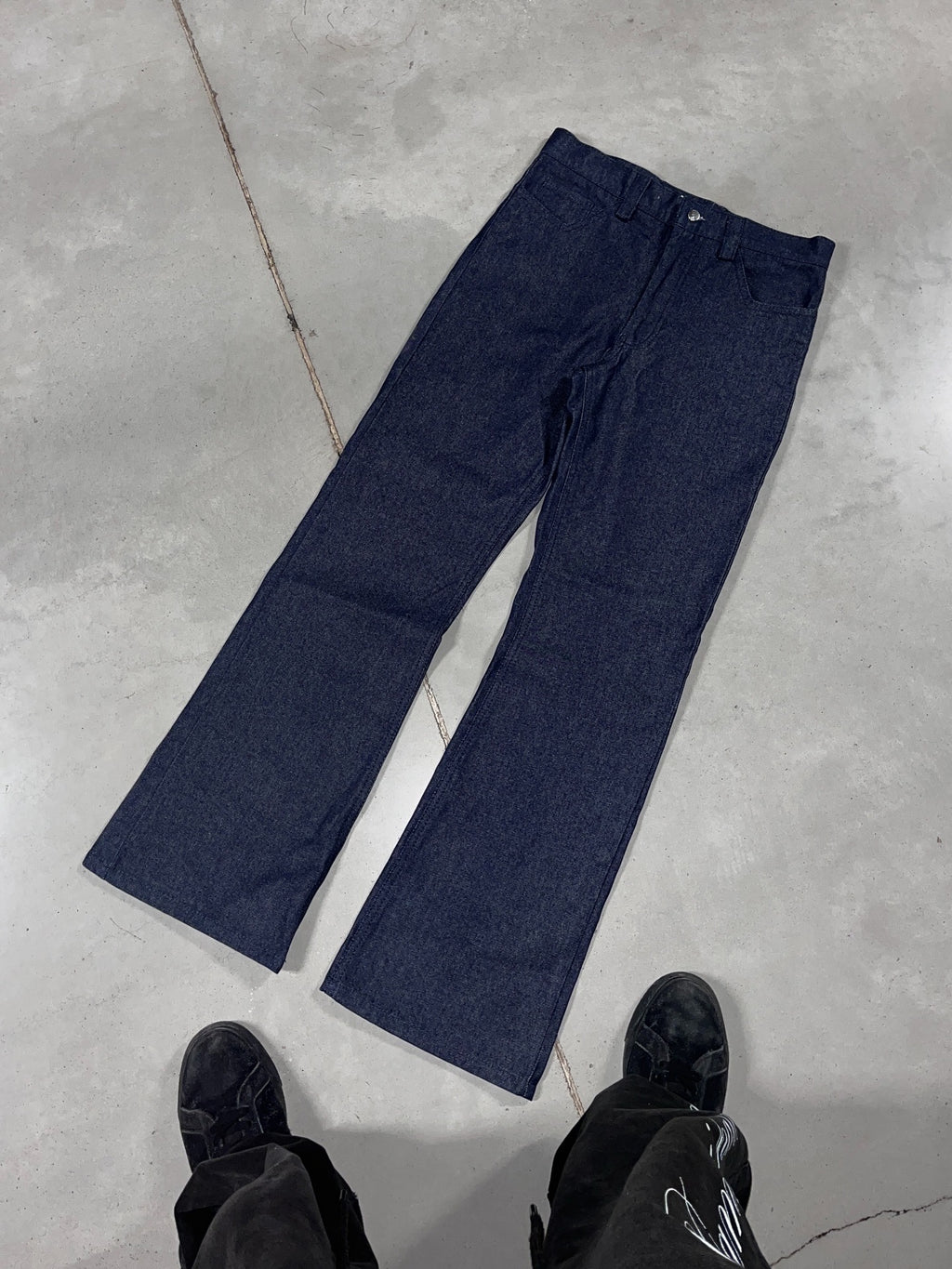 Raw Bootcut Jeans